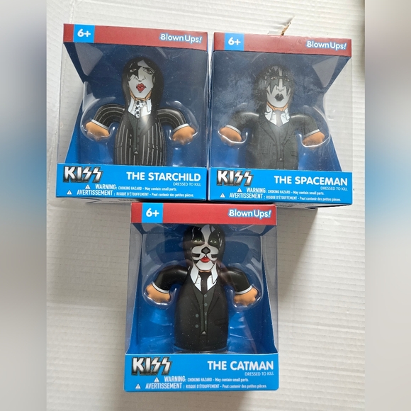 Jabberwocky Toys KISS Blow Up Figures (The Starchild, Spaceman & Catman) - Picture 1 of 10
